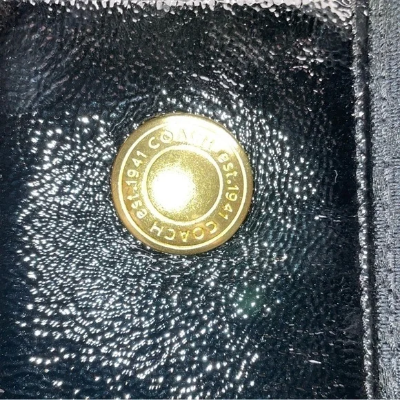 Coach Signature Logo Crossbody Style Black Canvas And Nylon Bag# J0982 - 43457  - Picture 5 of 12